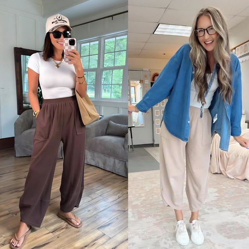 Unik - Wide Leg Relaxed Fit Pants