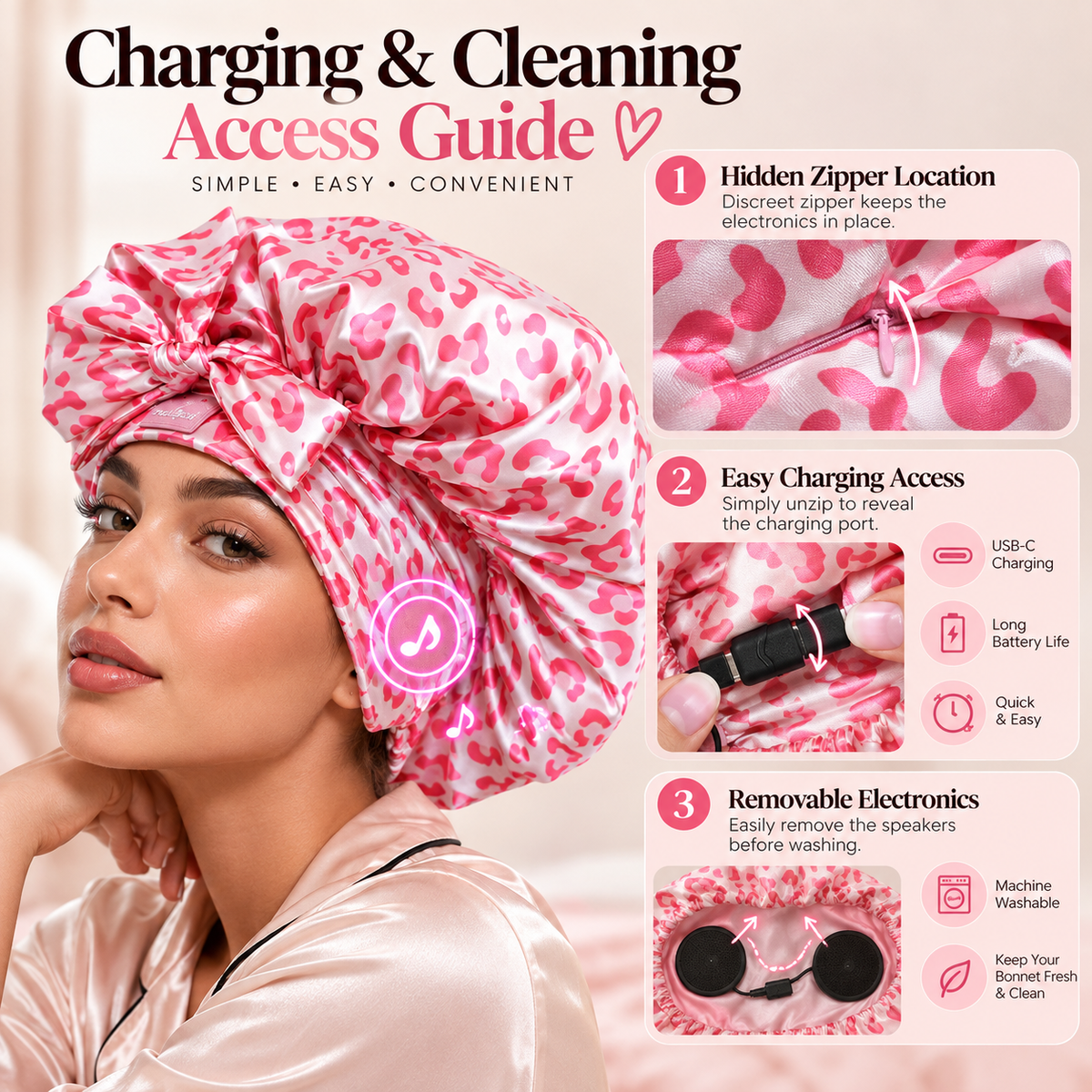 Dreamé™ - 3 in 1 Bluetooth Bonnet