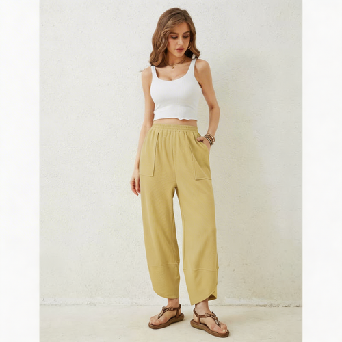 Unik - Wide Leg Relaxed Fit Pants