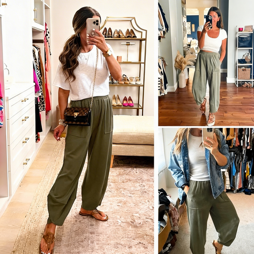 Unik - Wide Leg Relaxed Fit Pants