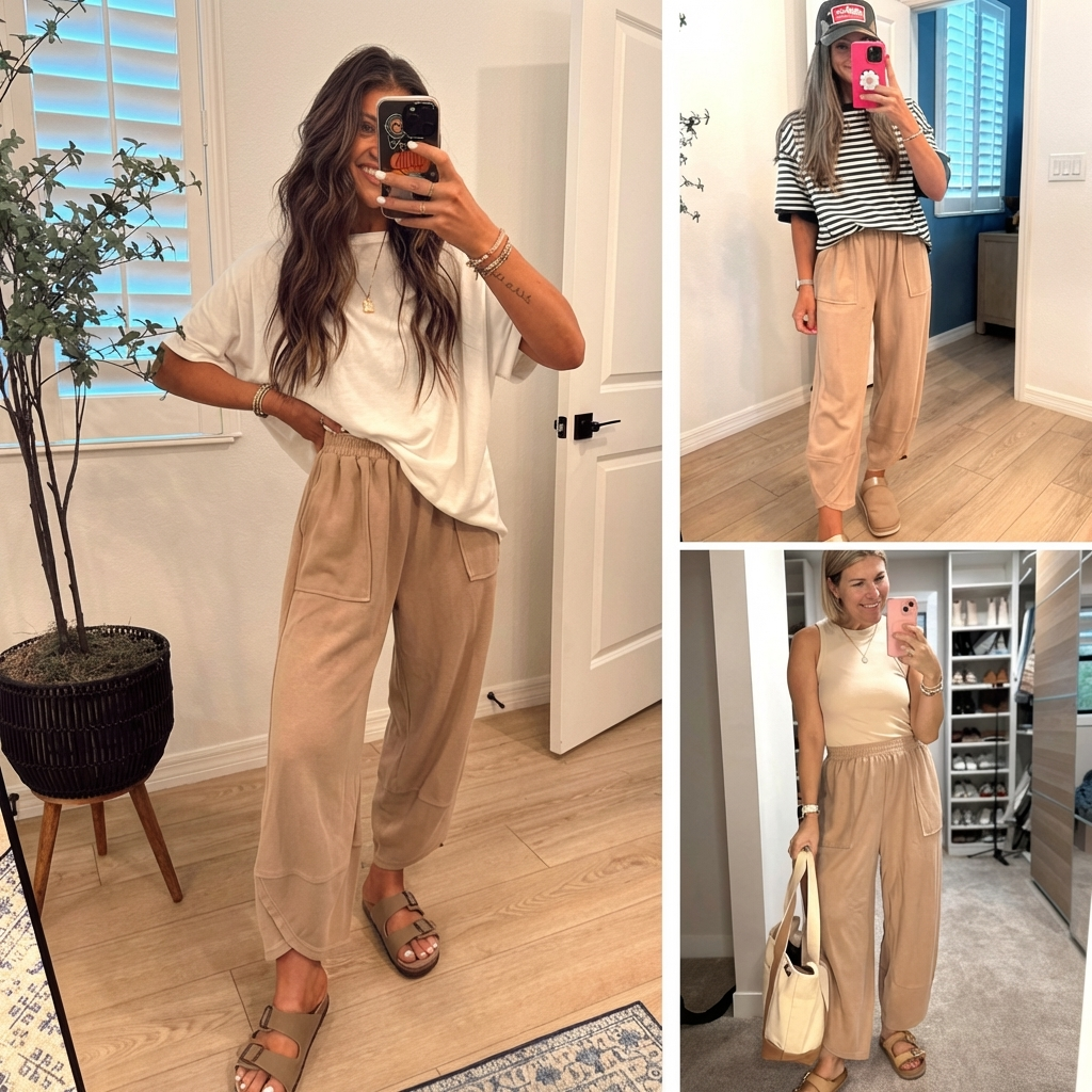 Unik - Wide Leg Relaxed Fit Pants