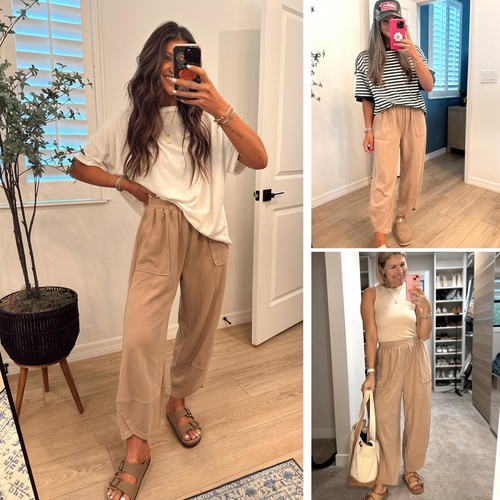Unik - Wide Leg Relaxed Fit Pants