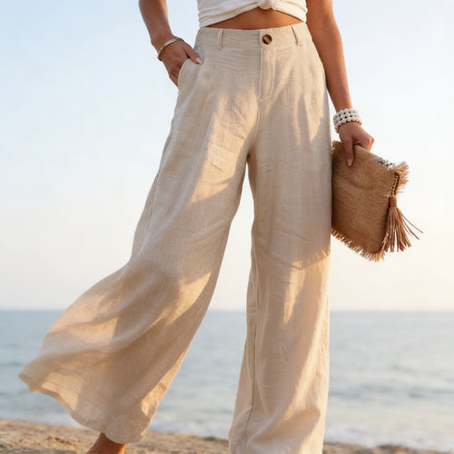 Unik - Silhouette Linen Pants
