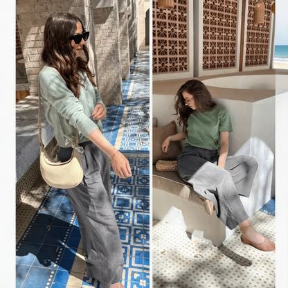 Unik - Silhouette Linen Pants