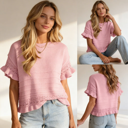 Unik - Ruffle Glow Top