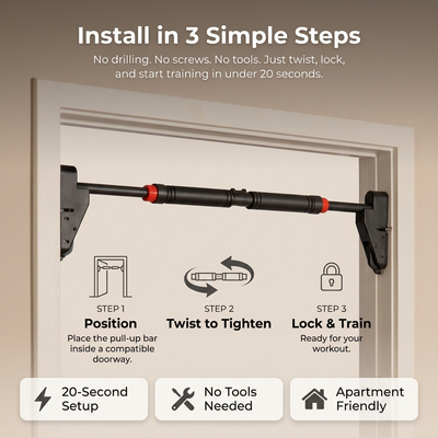 Elevate™ - Premium Doorway Pull-Up System