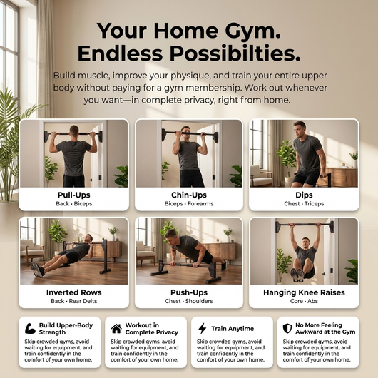 Elevate™ - Premium Doorway Pull-Up System