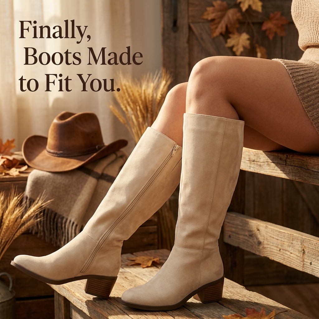 Booties - Wide Calf Boots