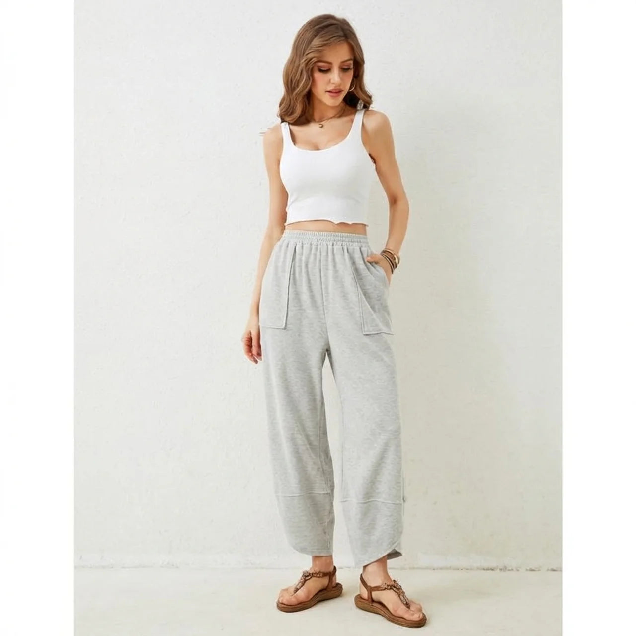 Unik - Wide Leg Relaxed Fit Pants
